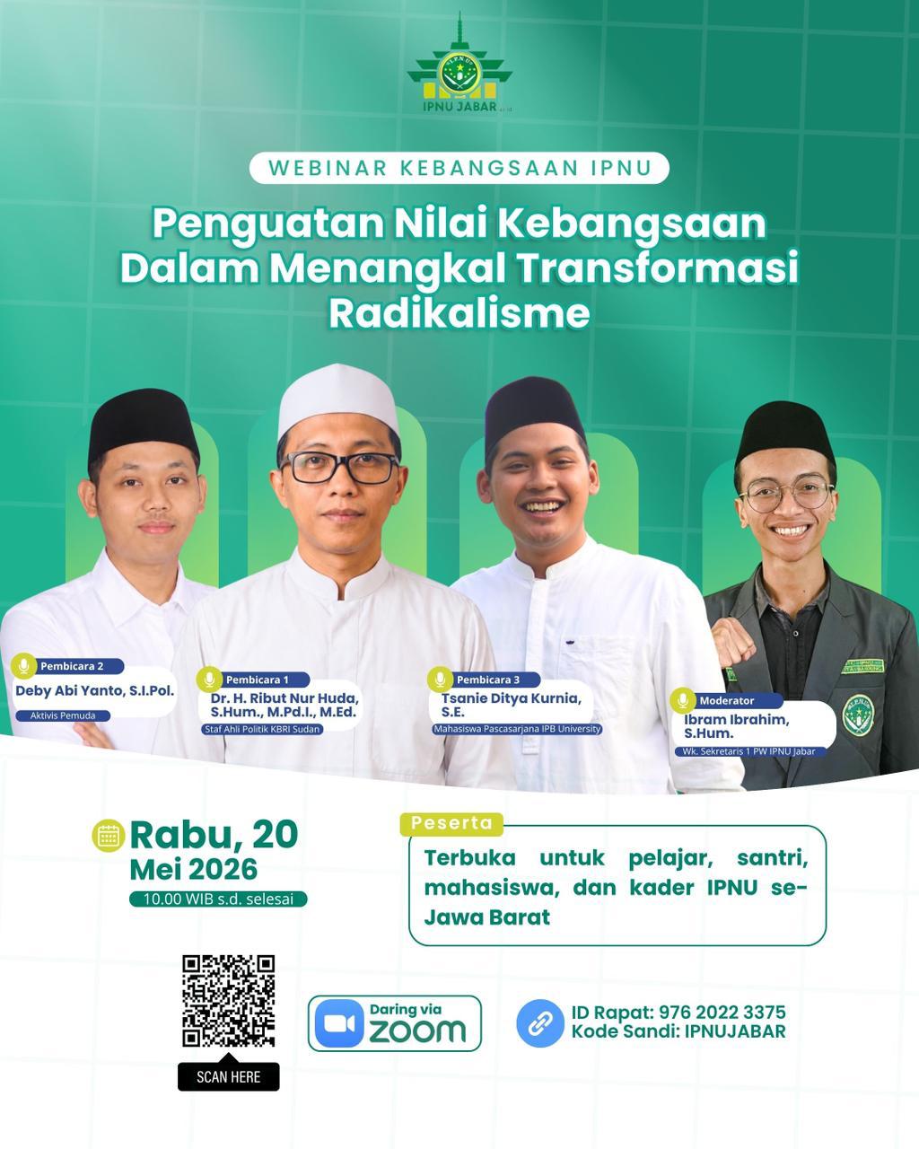 Agenda Webinar Ipnu Jabar